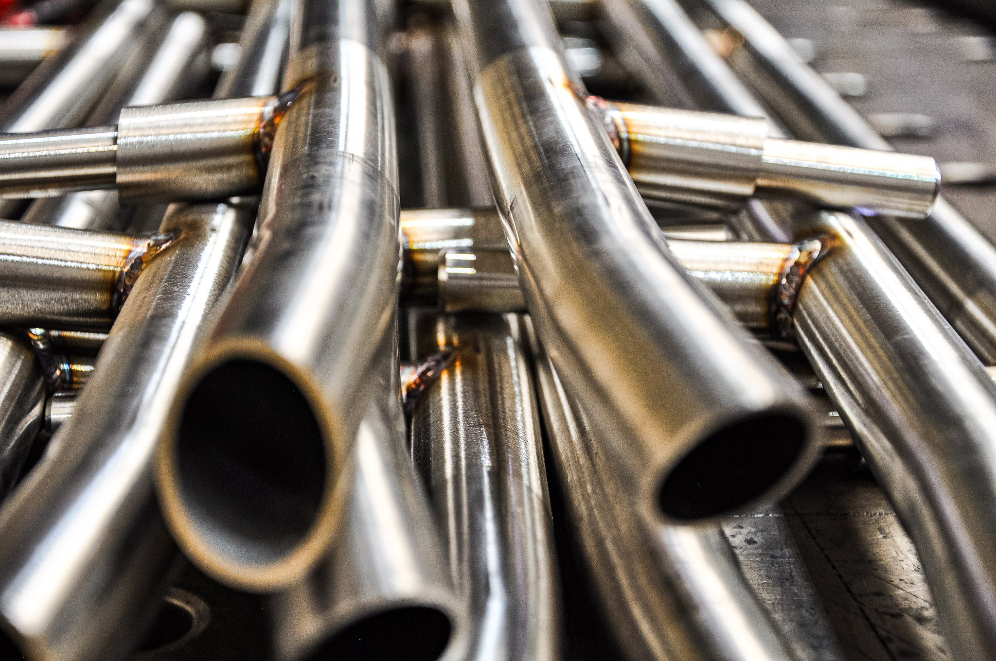 Metal component after TIG welding prepared for further production stages