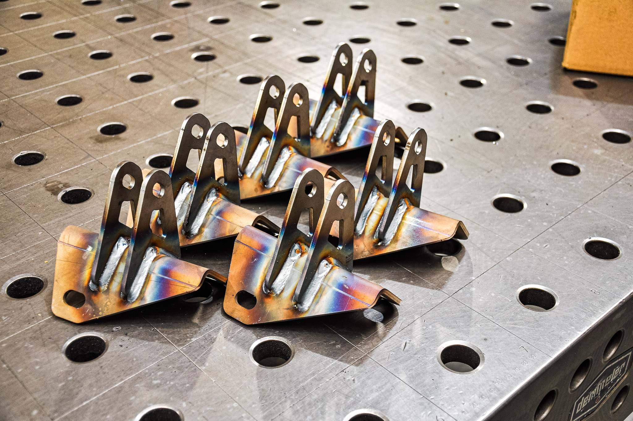 Zespół elementów po spawaniu przygotowany do zastosowań rolniczych