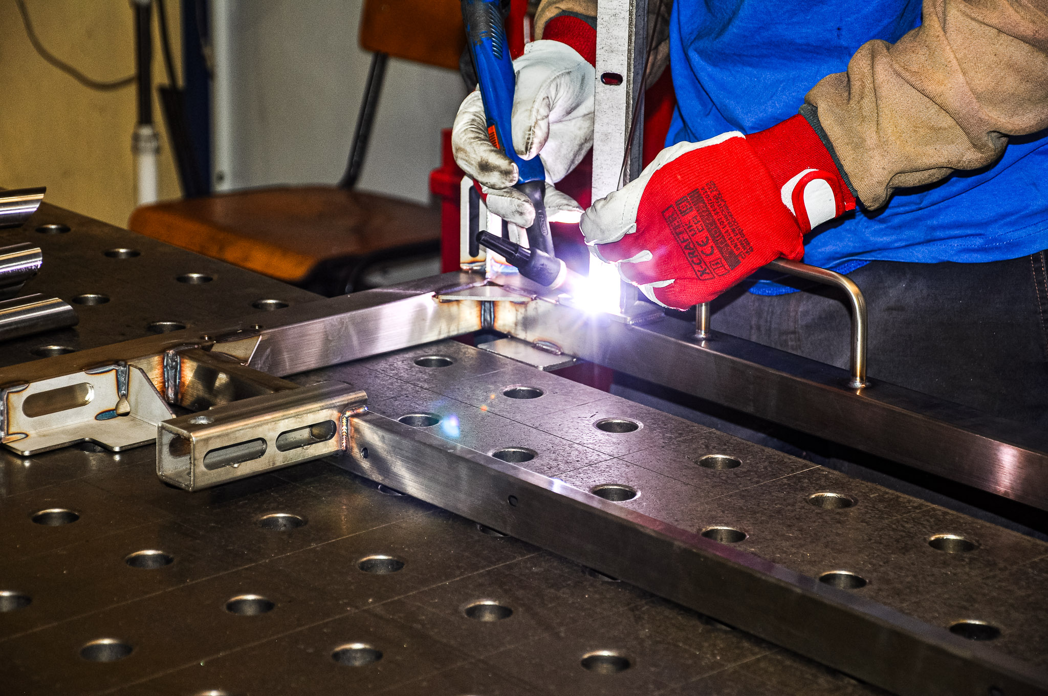 TIG welding at the STARPOL production facility